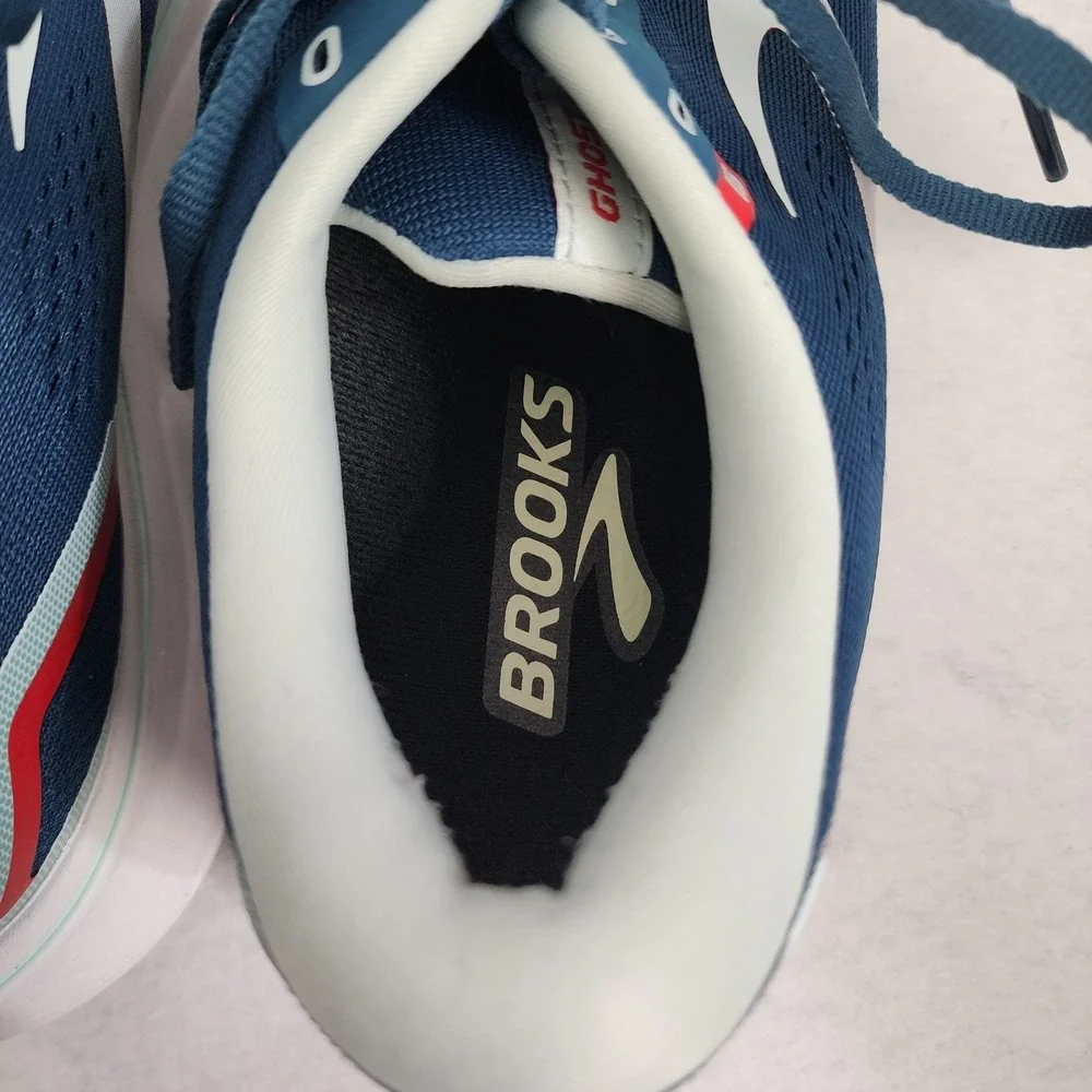 Brooks Ghost 15 1203801B497 Womens US 10.5 B Sneaker Blue Athletic Running Shoes